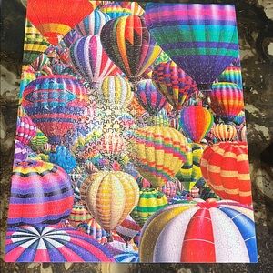 Colorful Hot Air Balloon Jigsaw Puzzle